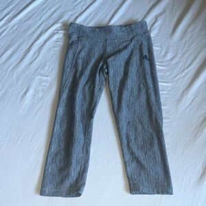 Adidas Climarite Mid-rise Grey Cropped Leggings Size Small